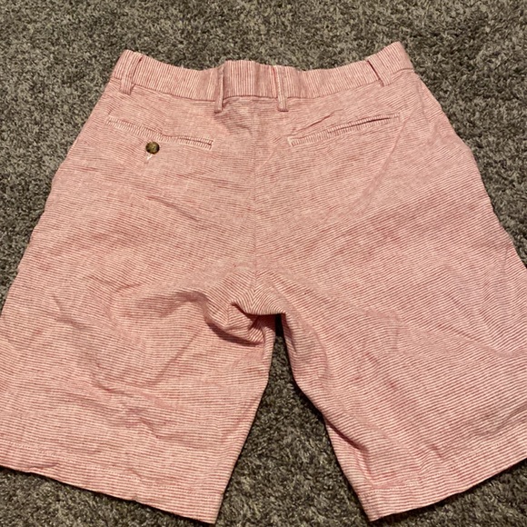 red/white, mens, shorts, - Picture 2 of 3